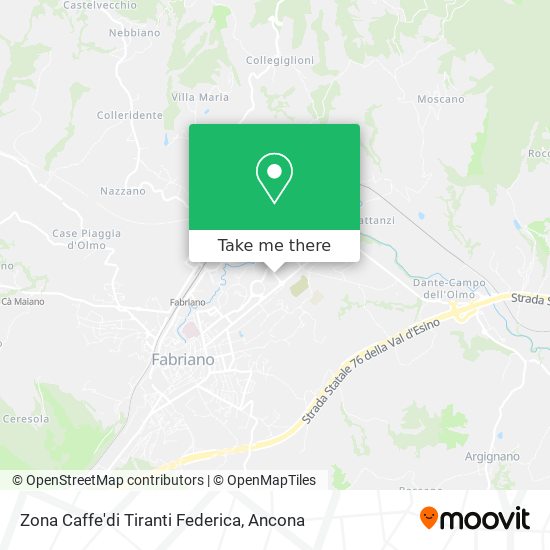 Zona Caffe'di Tiranti Federica map