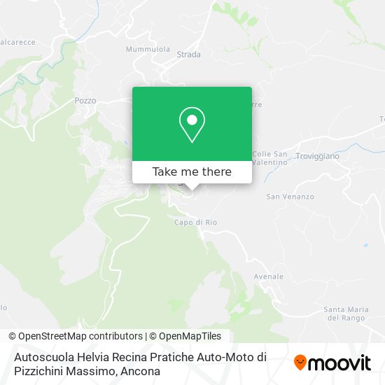 Autoscuola Helvia Recina Pratiche Auto-Moto di Pizzichini Massimo map