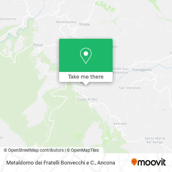 Metaldomo dei Fratelli Bonvecchi e C. map