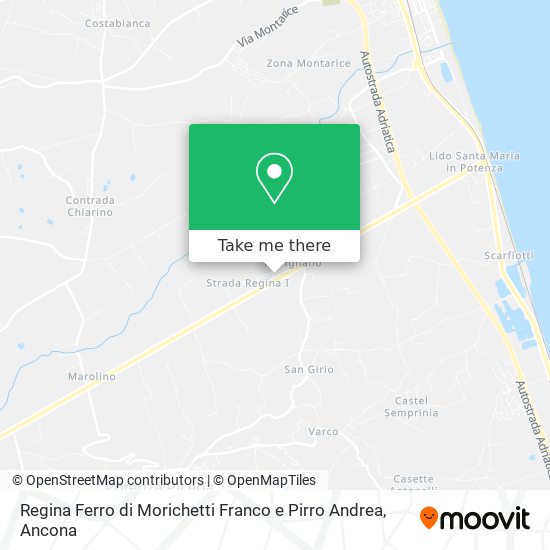 Regina Ferro di Morichetti Franco e Pirro Andrea map