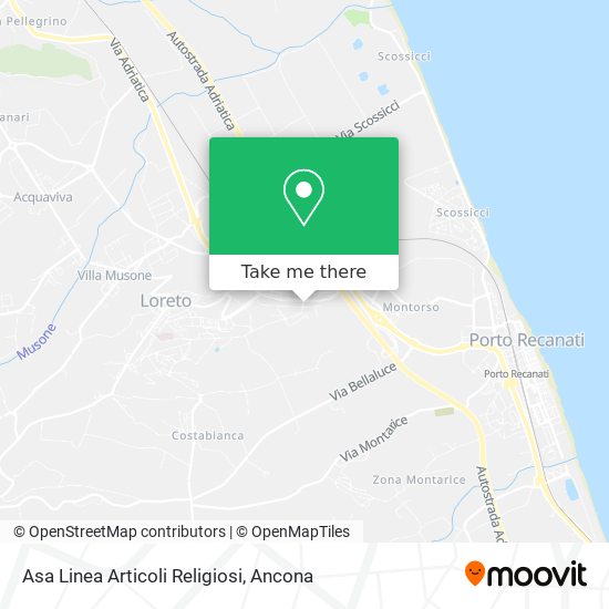 Asa Linea Articoli Religiosi map