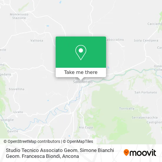 Studio Tecnico Associato Geom. Simone Bianchi Geom. Francesca Biondi map