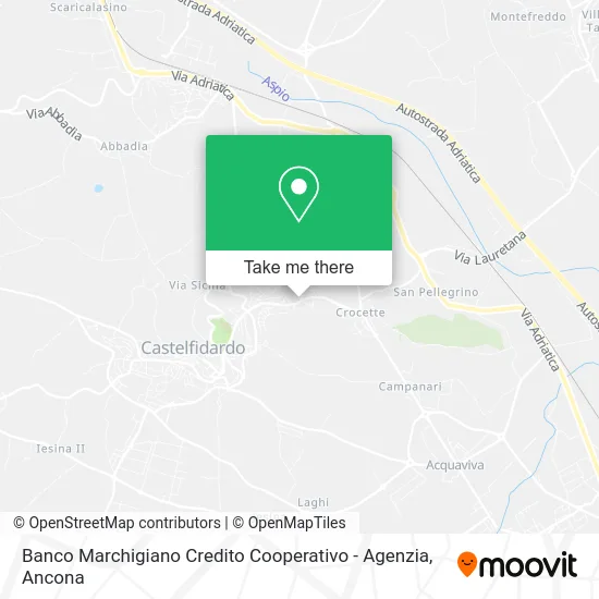 Banco Marchigiano Credito Cooperativo - Agenzia map