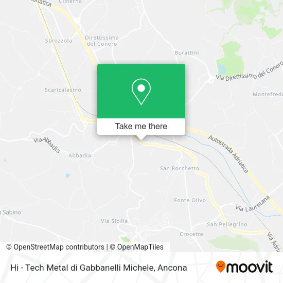 Hi - Tech Metal di Gabbanelli Michele map