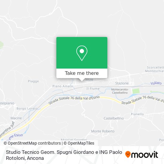 Studio Tecnico Geom. Spugni Giordano e ING Paolo Rotoloni map