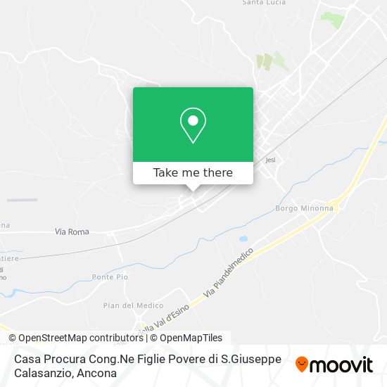 Casa Procura Cong.Ne Figlie Povere di S.Giuseppe Calasanzio map