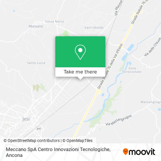 Meccano SpA Centro Innovazioni Tecnologiche map