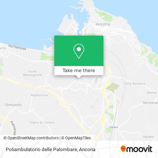 Poliambulatorio delle Palombare map