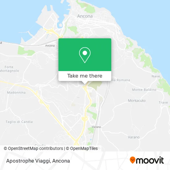 Apostrophe Viaggi map