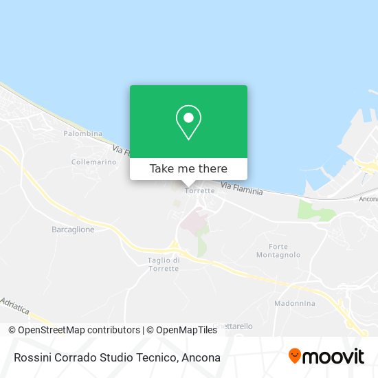 Rossini Corrado Studio Tecnico map