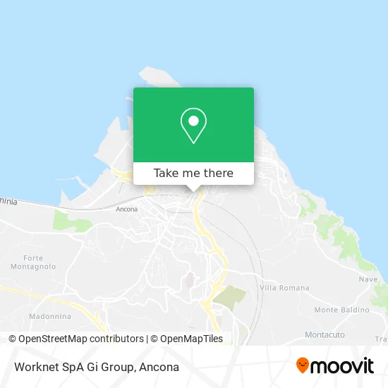 Worknet SpA Gi Group map