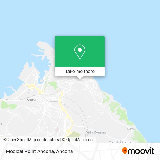 Medical Point Ancona map