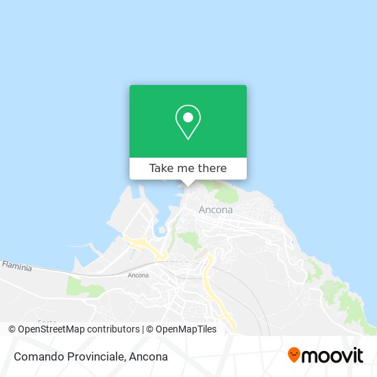 Comando Provinciale map
