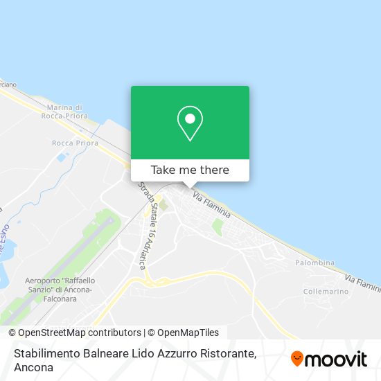 Stabilimento Balneare Lido Azzurro Ristorante map