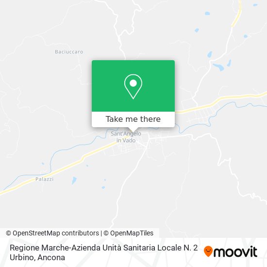 Regione Marche-Azienda Unità Sanitaria Locale N. 2 Urbino map