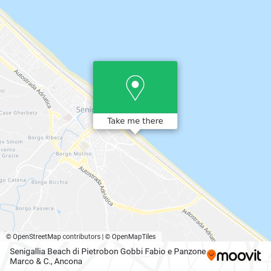 Senigallia Beach di Pietrobon Gobbi Fabio e Panzone Marco & C. map