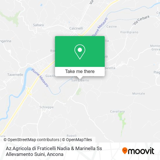 Az.Agricola di Fraticelli Nadia & Marinella Ss Allevamento Suini map
