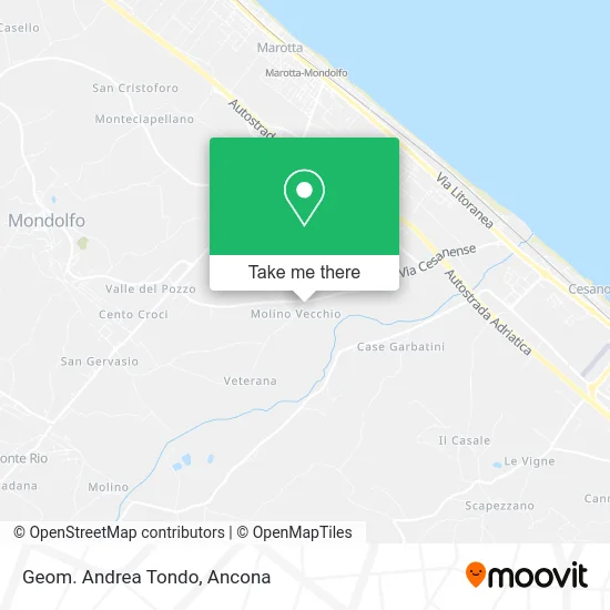 Geom. Andrea Tondo map