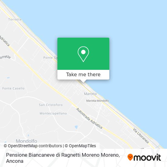 Pensione Biancaneve di Ragnetti Moreno Moreno map