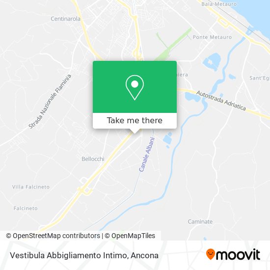 Vestibula Abbigliamento Intimo map