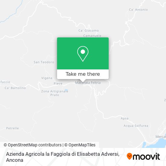 Azienda Agricola la Faggiola di Elisabetta Adversi map