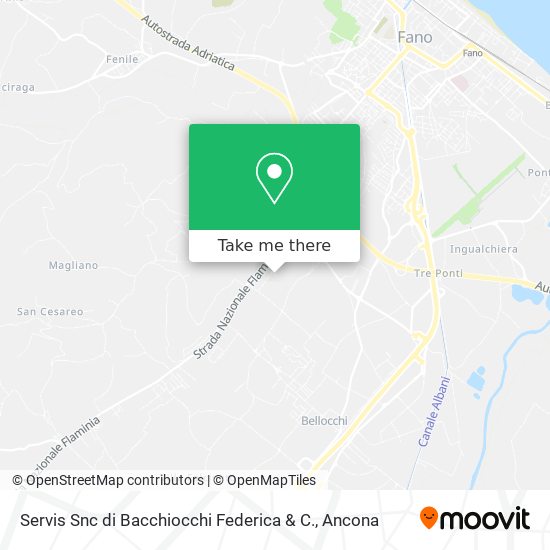 Servis Snc di Bacchiocchi Federica & C. map