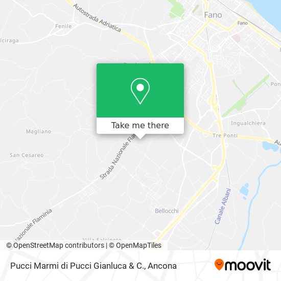 Pucci Marmi di Pucci Gianluca & C. map