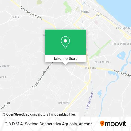 C.O.D.M.A. Società Cooperativa Agricola map