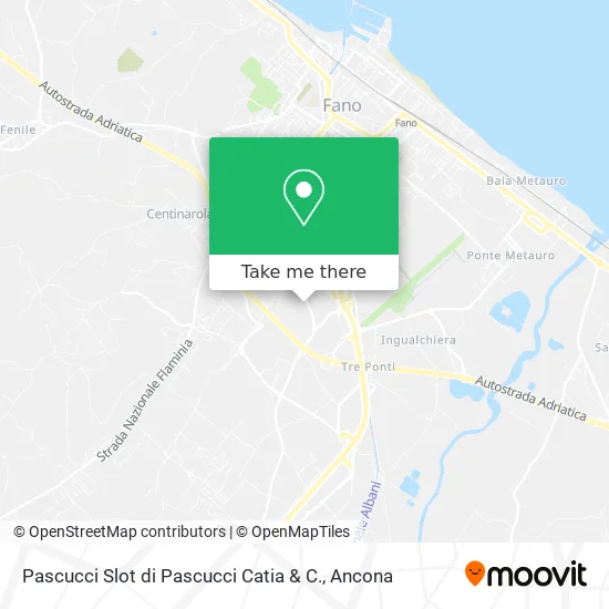 Pascucci Slot di Pascucci Catia & C. map
