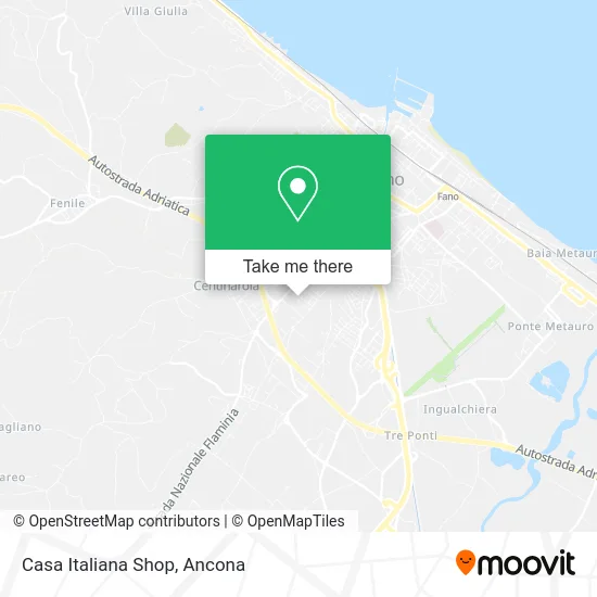 Casa Italiana Shop map