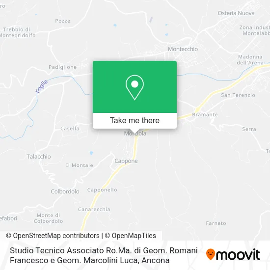 Studio Tecnico Associato Ro.Ma. di Geom. Romani Francesco e Geom. Marcolini Luca map
