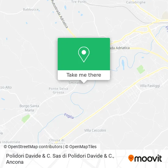 Polidori Davide & C. Sas di Polidori Davide & C. map