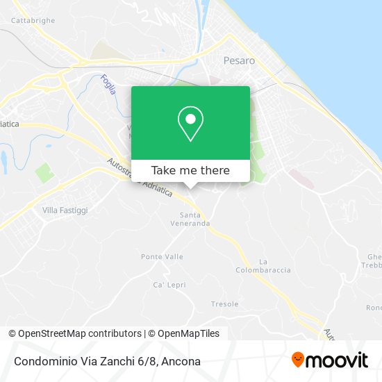 Condominio Via Zanchi 6/8 map