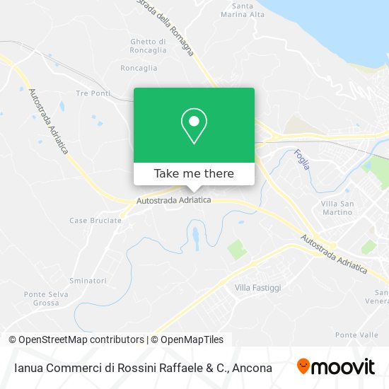 Ianua Commerci di Rossini Raffaele & C. map