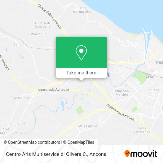 Centro Aris Multiservice di Olivera C. map