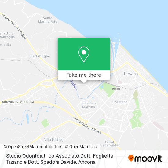 Studio Odontoiatrico Associato Dott. Foglietta Tiziano e Dott. Spadoni Davide map