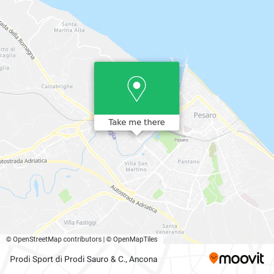 Prodi Sport di Prodi Sauro & C. map