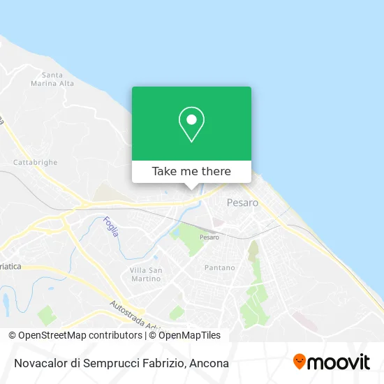 Novacalor di Semprucci Fabrizio map