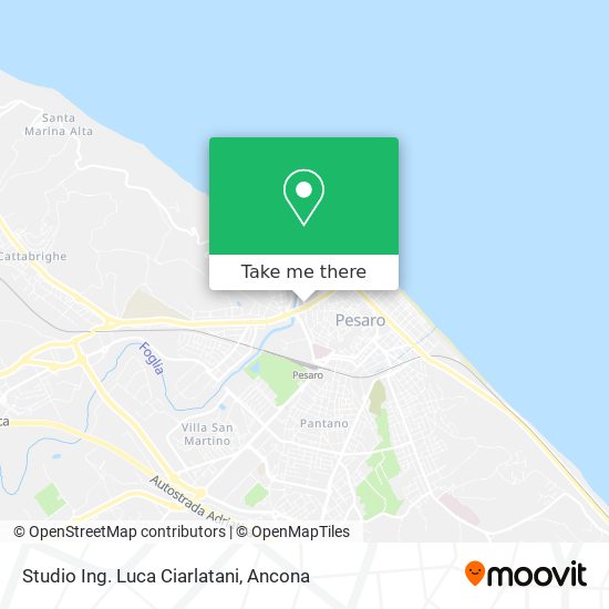 Studio Ing. Luca Ciarlatani map