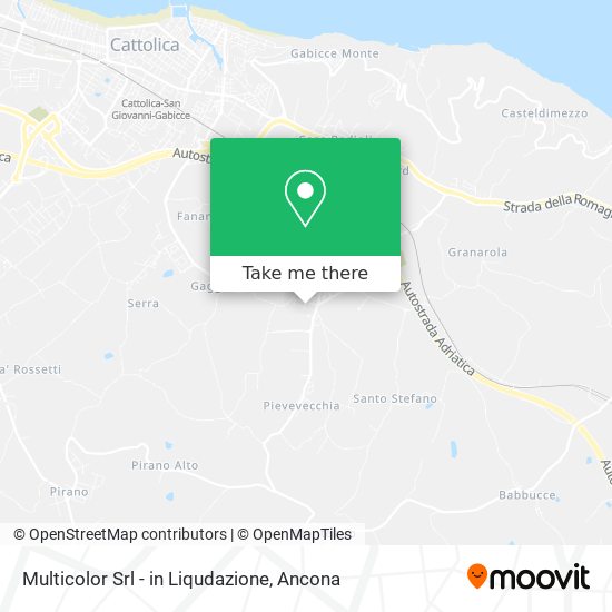 Multicolor Srl - in Liqudazione map