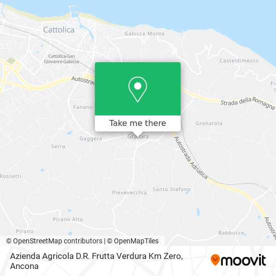 Azienda Agricola D.R. Frutta Verdura Km Zero map