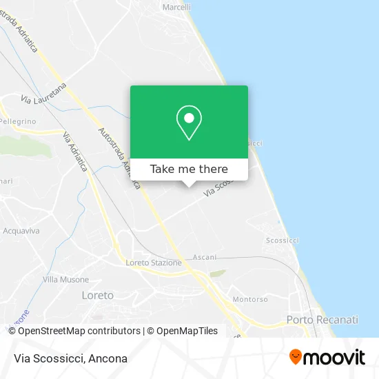 Via Scossicci map