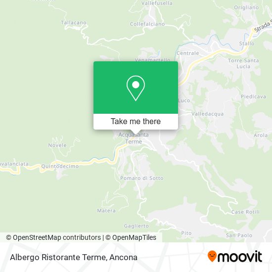 Albergo Ristorante Terme map