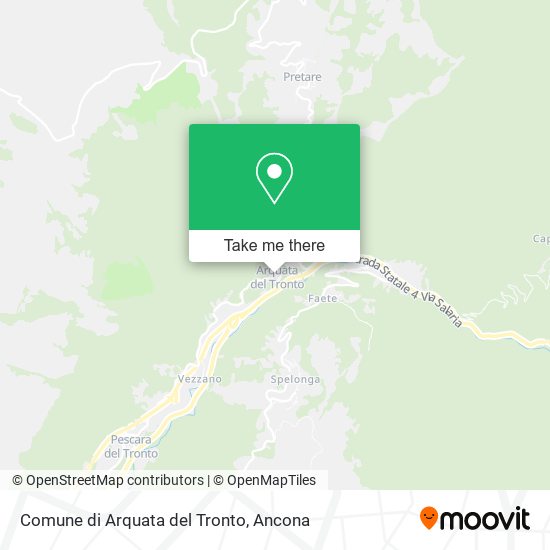 Comune di Arquata del Tronto map