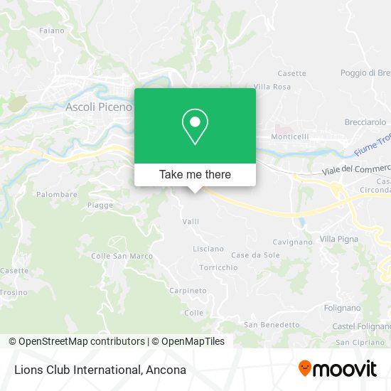 Lions Club International map