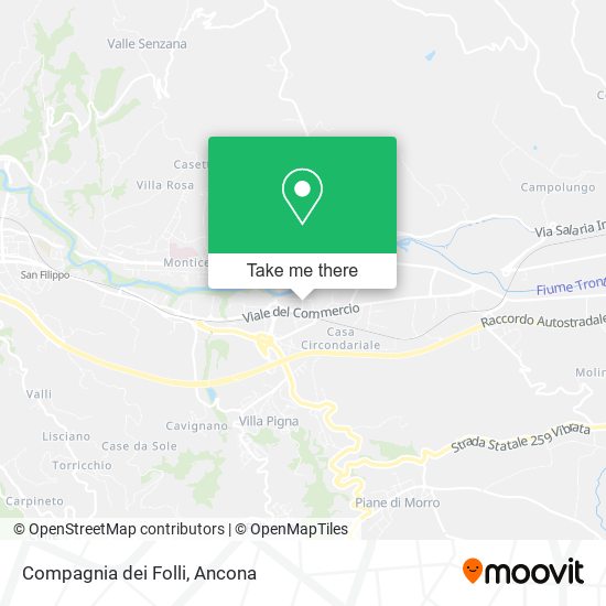 Compagnia dei Folli map