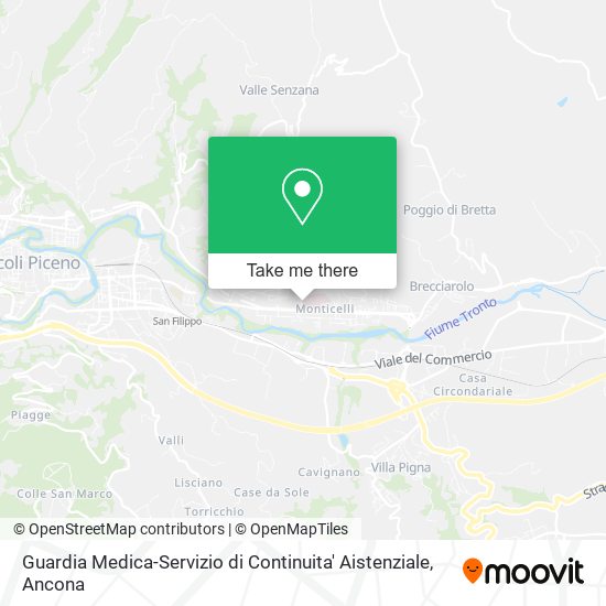 Guardia Medica-Servizio di Continuita' Aistenziale map