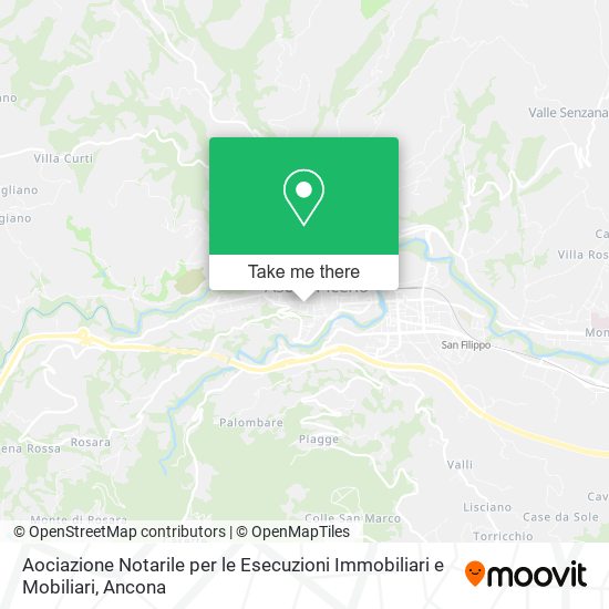 Aociazione Notarile per le Esecuzioni Immobiliari e Mobiliari map