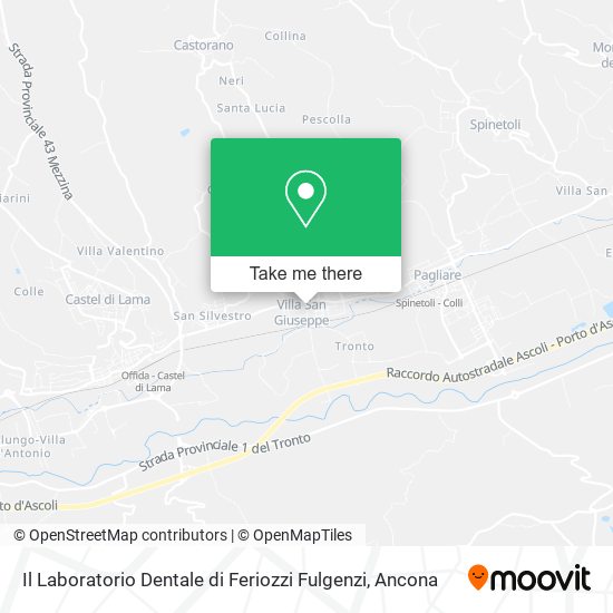 Il Laboratorio Dentale di Feriozzi Fulgenzi map