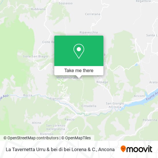La Tavernetta Urru & bei di bei Lorena & C. map